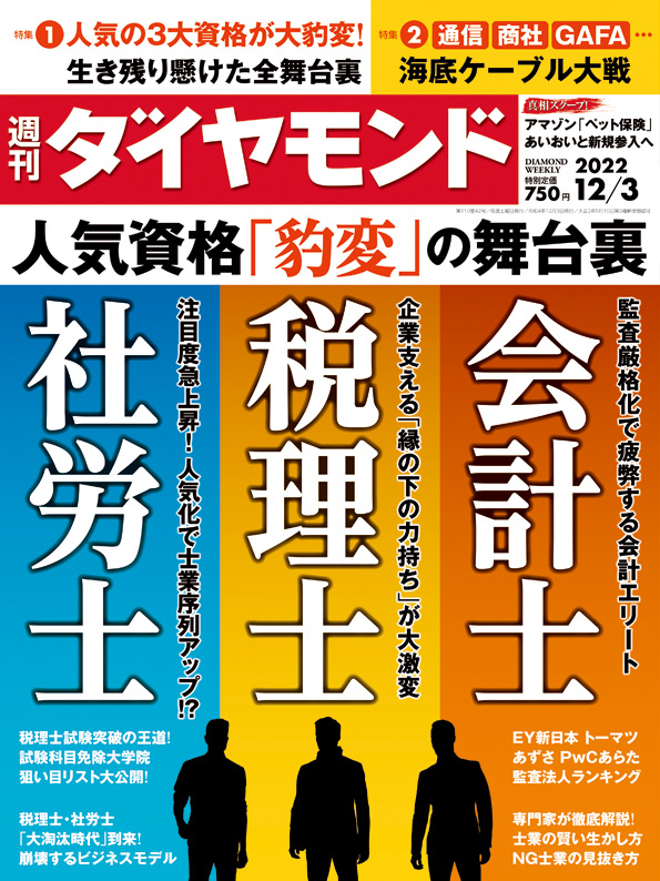 週刊ダイヤモンド２２年１２月３日号 | 雑誌 | ダイヤモンド社